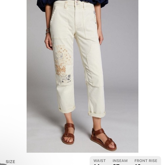 Pilcro Anthropologie the wonderer patchwork jeans - Picture 3 of 8